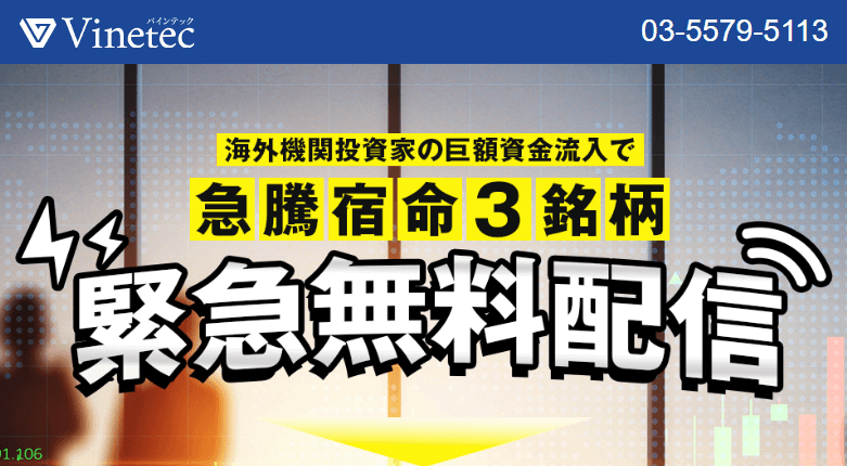 Vinetec(バインテック)の推奨銘柄が凄い？口コミと評判を徹底検証